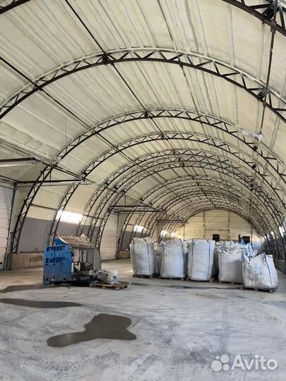 Напыление ппу утепление ангаров \ ecotermix