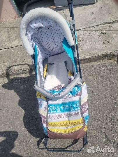 Коляска санки