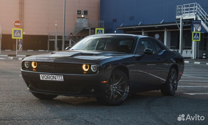 Аренда Dodge Challenger от одной минуты в Москве