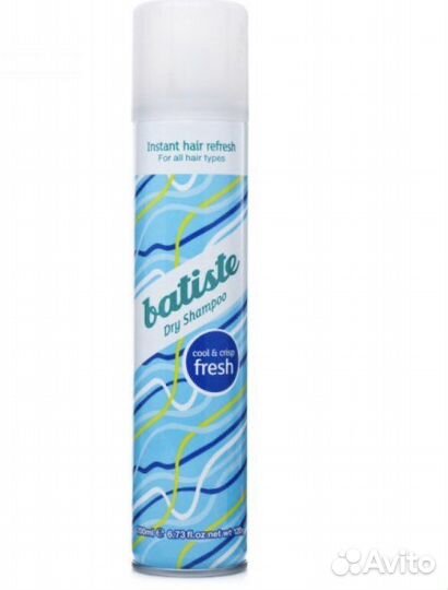 Сухой шампунь batiste fresh 200ml, новый