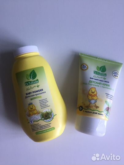 Присыпка и крем под подгузник Dr. Tuttelle