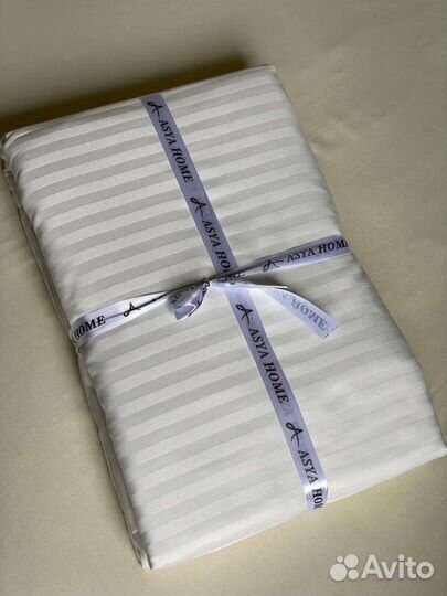 Постельное бельё Страйп-сатин евро размер Турция