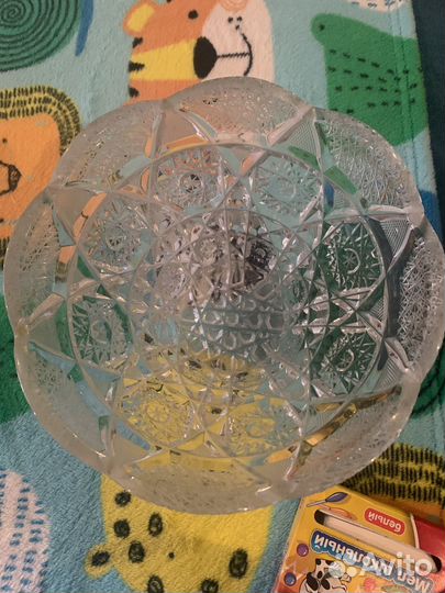 Салатник хрустальный
