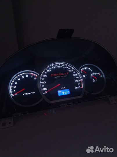 Шкала, накладка приборной панели Lacetti, Gentra