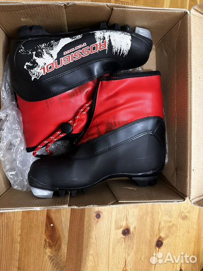 Лыжные ботинки rossignol, с мехом,34 отл.сост