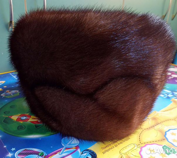 Шапка норковая женская р.56