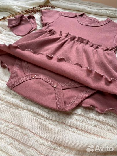 Боди-платье р-р 62,68,74,80,86