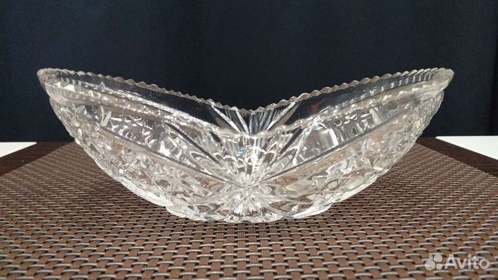 Салатник хрустальный