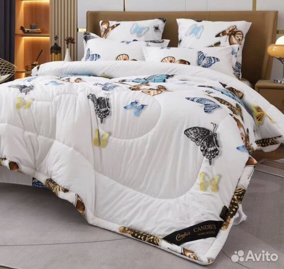 2-х спальное постельное, с готовым одеялом