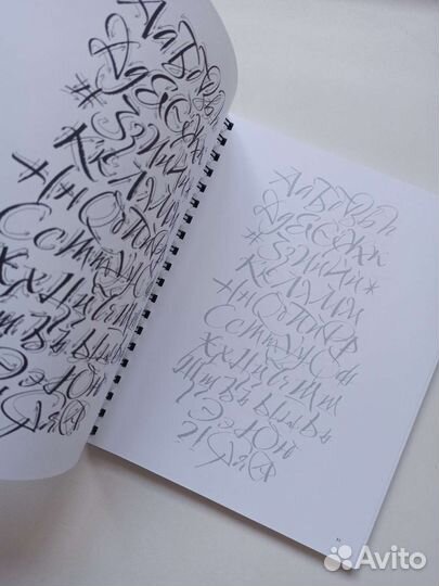 Книга-тренажер Экспрессивная каллиграфия