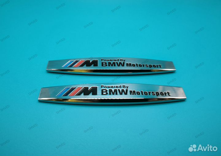 Наклейки BMW Motorsport декоративные металл