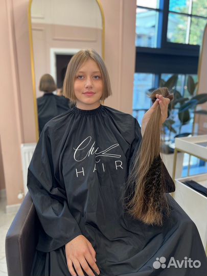 Срежу светлые неокрашенные волосы