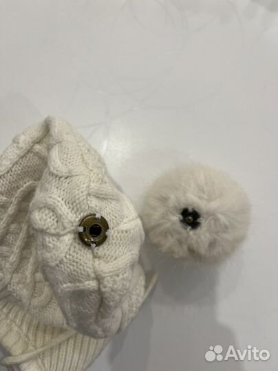 Шапка демисезонная 6-12 месяцев