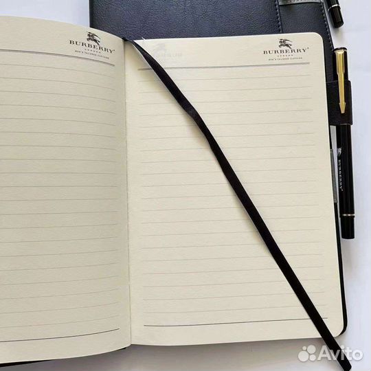 Блокнот Burberry с ручкой