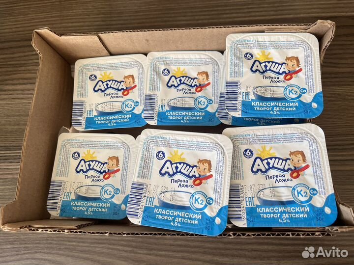 Детский творог агуша