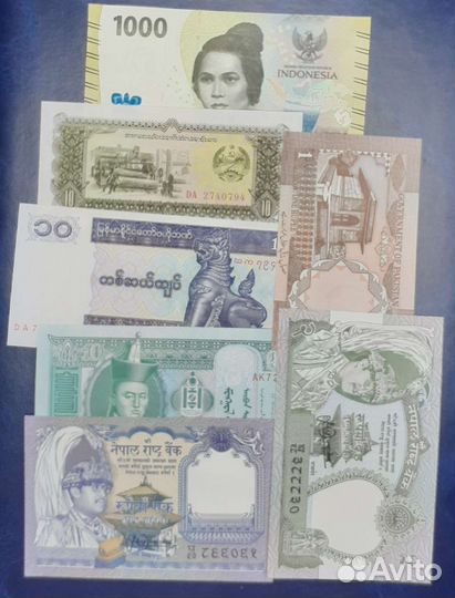 Банкноты, купюры разные, состояния 