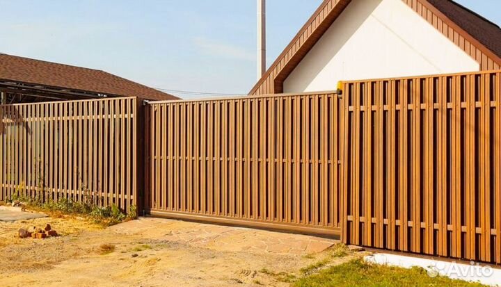 Забор металлический,ворота, калитки качественно