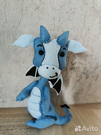 Игрушка дракон, символ 2024года, ручная работа