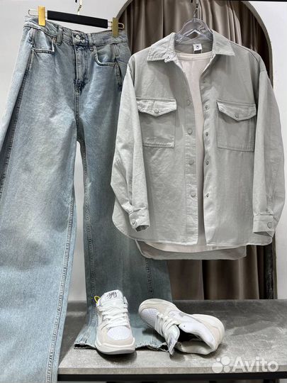 Рубашка джинсовая женская