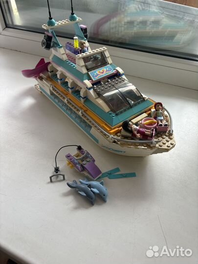 Lego friends яхта