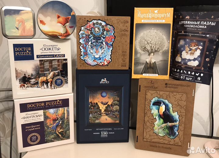 Деревянные пазлы