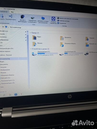 Ноутбук HP pavilion