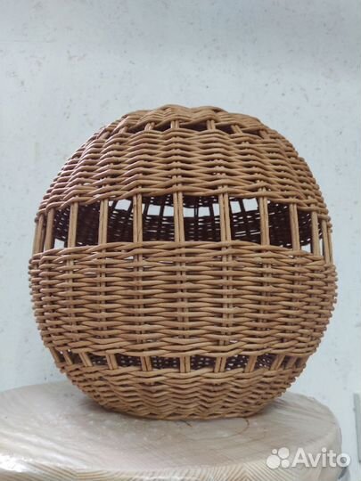 Светильники плетеные люстры