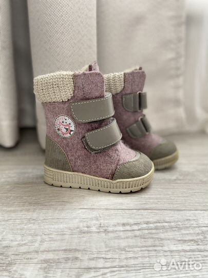 Зимние ботинки для девочки 22 размер