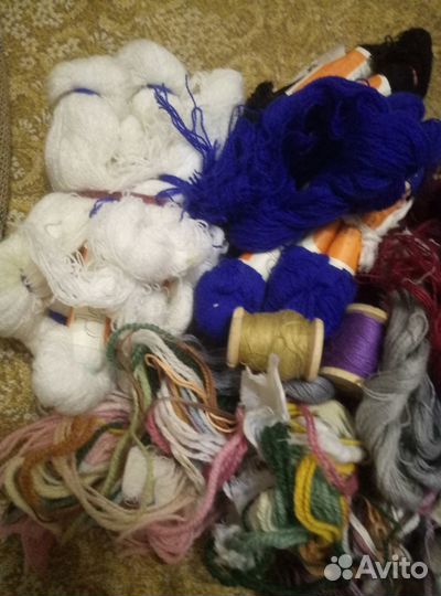 Нитки мулине шерсть