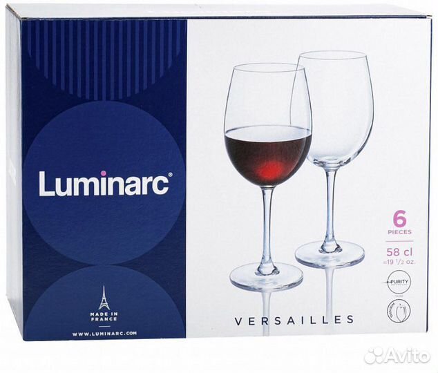 Бокалы для вина Luminarc