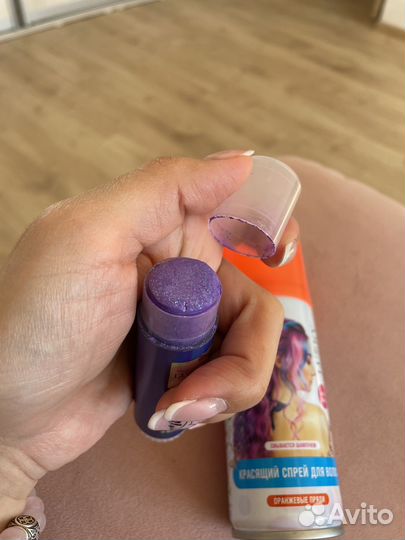 Спрей-краска и мелок для волос Lukky