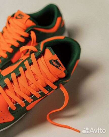 Кроссовки Nike Dunk Low Retro Miami Hurricanes