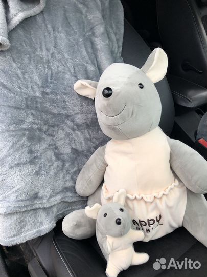 Мягкая игрушка с пледом