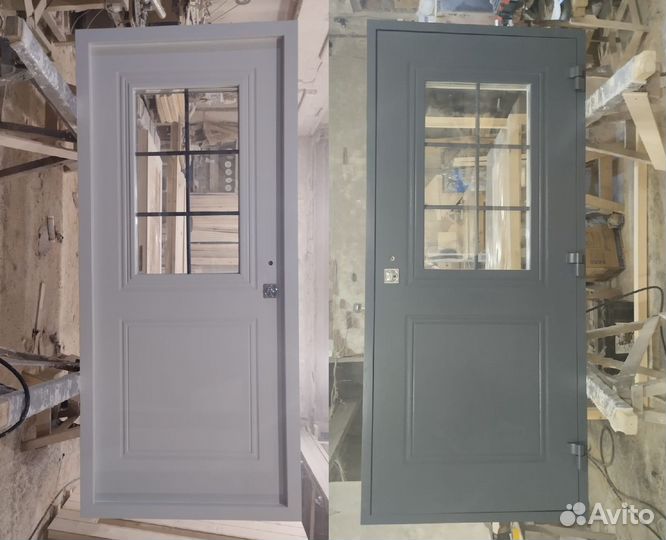 Входная дверь из массива дерева с коробом.С-М12