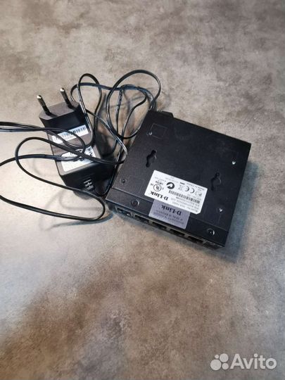 Коммутатор 1Гбит 5 портовый D-link DGS-1005D