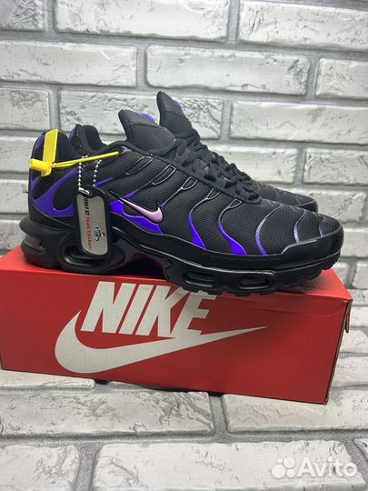 Кроссовки nike air max tn plus black purple 41-46