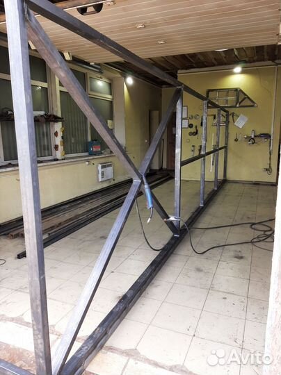 Каркас откатных ворот