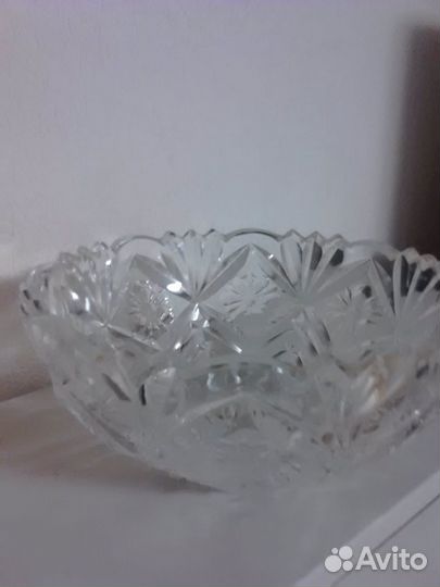 Сапатники из хрусталя средних размеров,ссср