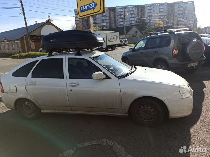 Автобокс на крышу Лада Приора