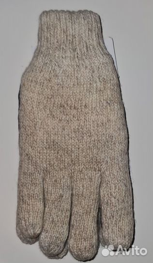 Перчатки шерстяные зимнии рабочии на флисе