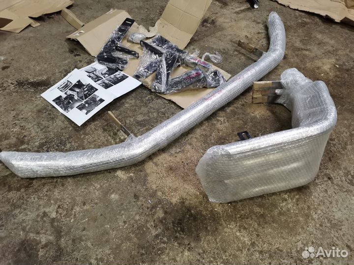 Дуги переднего и заднего бампера Toyota LC Prado