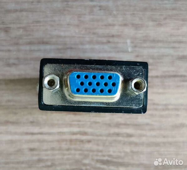 Переходник с VGA на DVI чёрный