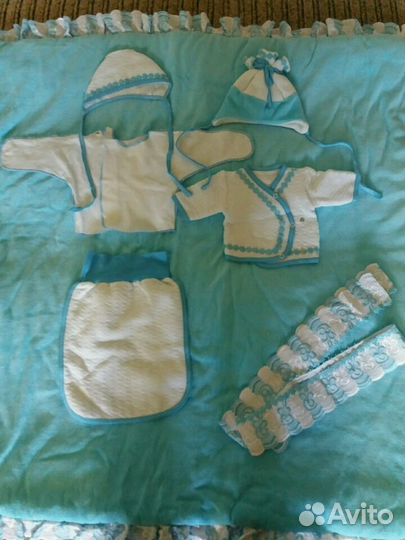 Зимний комплект на выписку мальчику
