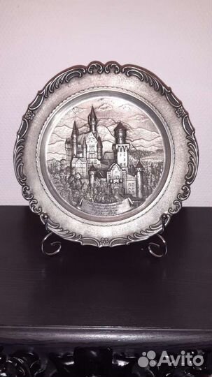 Оловянная тарелка