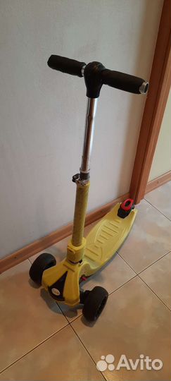 Самокат детский capella трёхколёсный светомузыкой