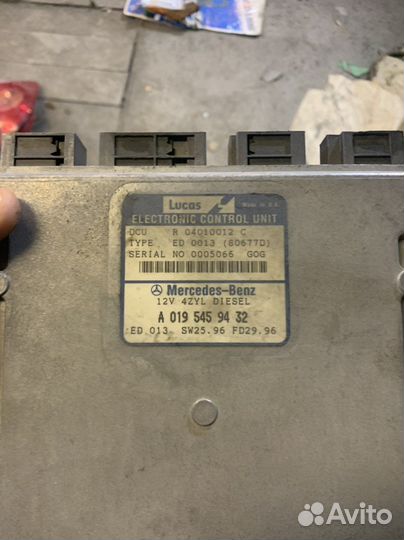 Продам ECU w210 2.2 дизель Lucas