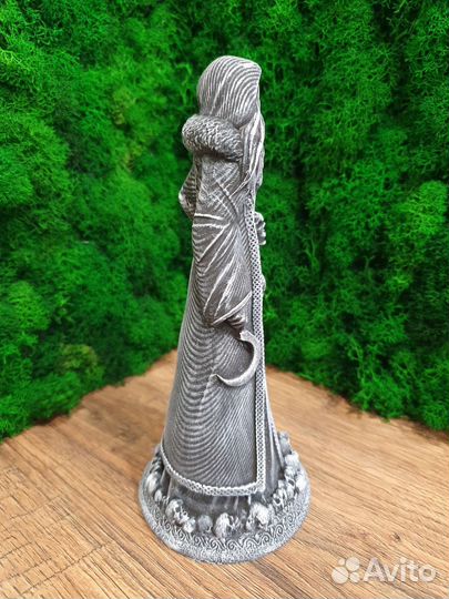 Статуэтка Славянской Богини Мары,чёрная с белым