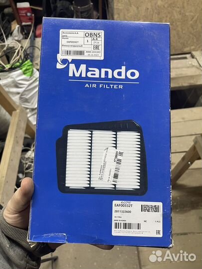 Воздушный фильтр Hyundai