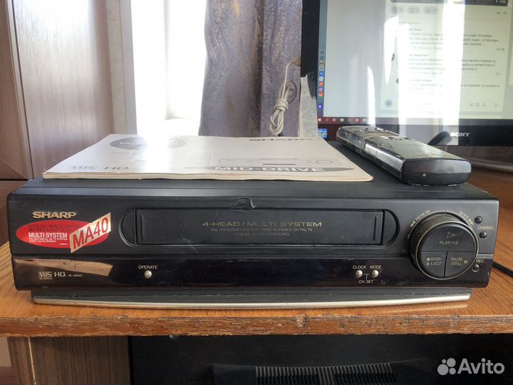 Видеомагнитофон sharp vc-ma40b