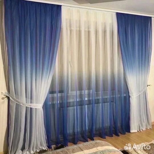 Комплект штор вуаль Градиент